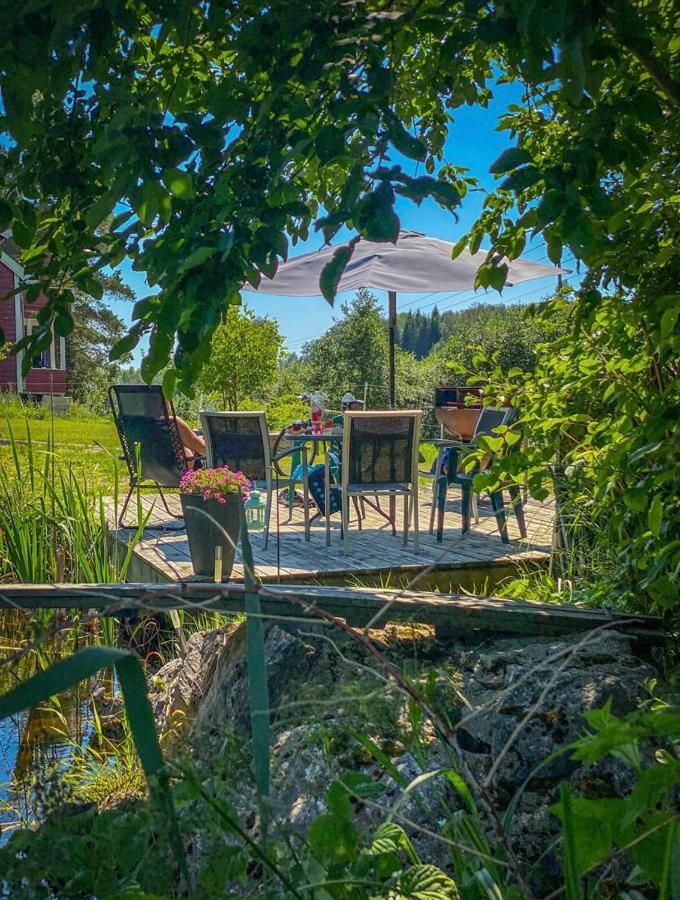 Koselig Hytte Langs Elven Skien Exteriör bild